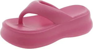 7.0cm thick bottom female outer wear summer new flip-flops casual high heel slippers