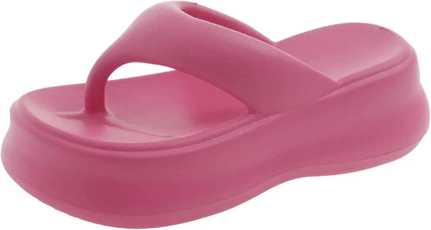 7.0cm thick bottom female outer wear summer new flip-flops casual high heel slippers