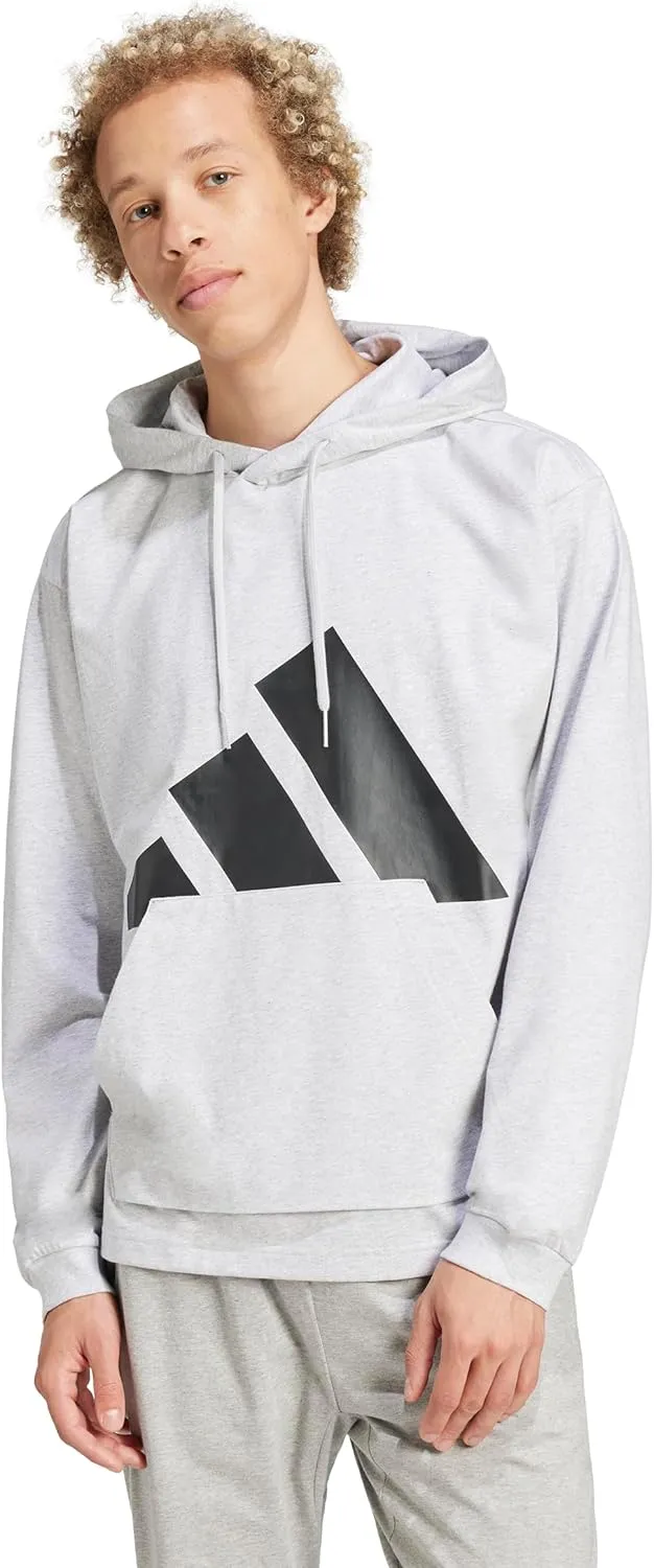 adidas Men's Essentials Big Logo Single Jersey Hoodie