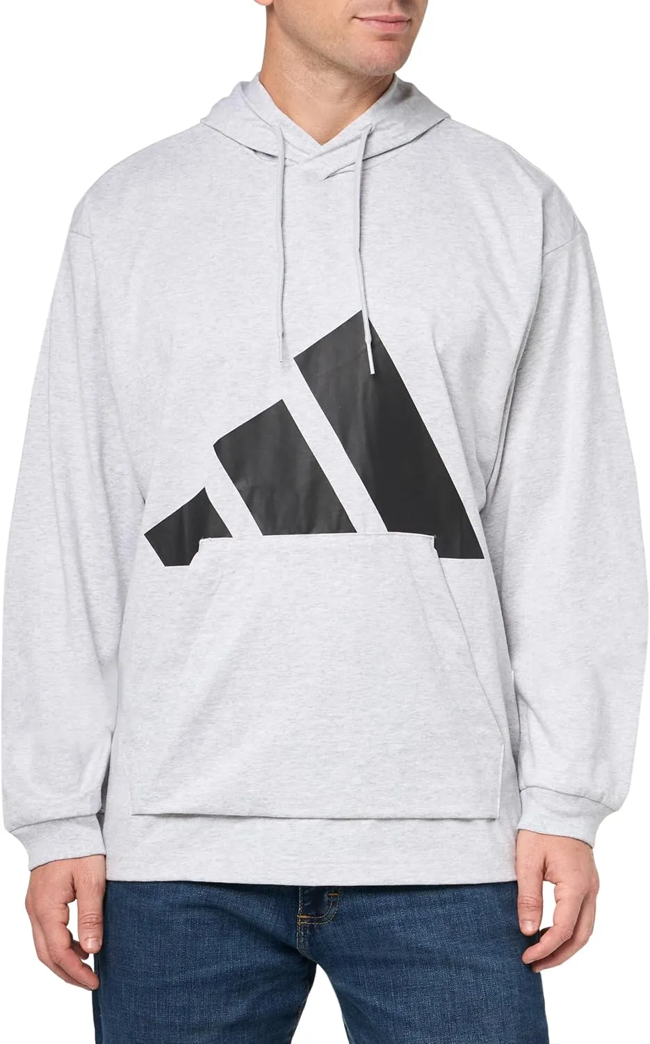 adidas Men's Essentials Big Logo Single Jersey Hoodie