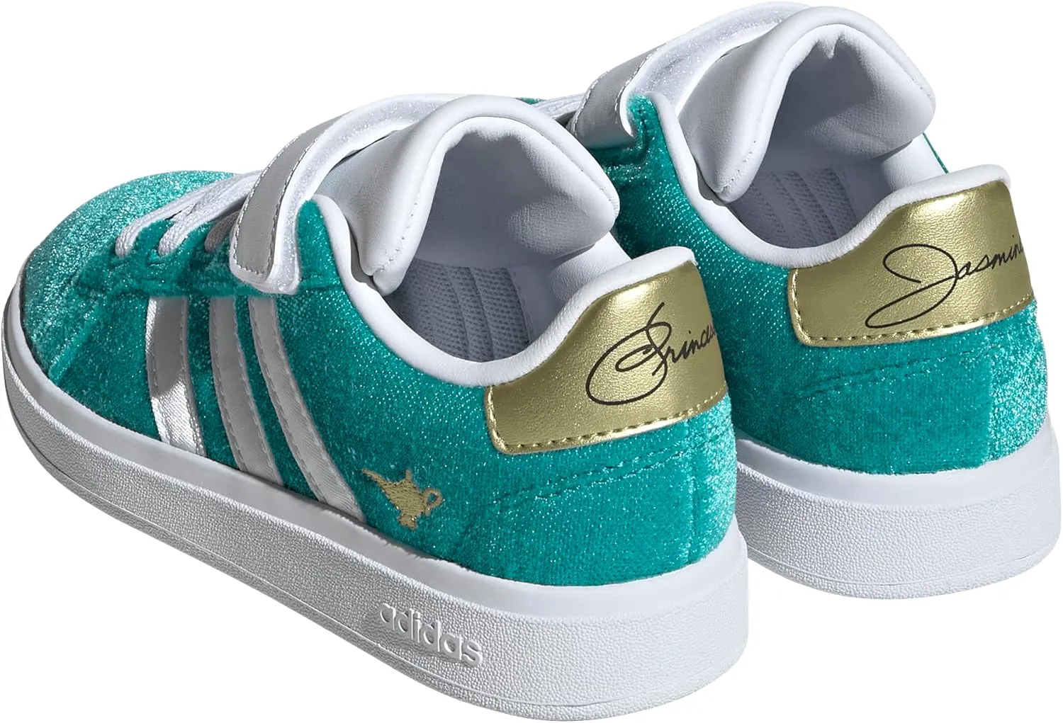 adidas Unisex-Child Disney Grand Court 2.0 Elastic Lace & Strap Sneaker