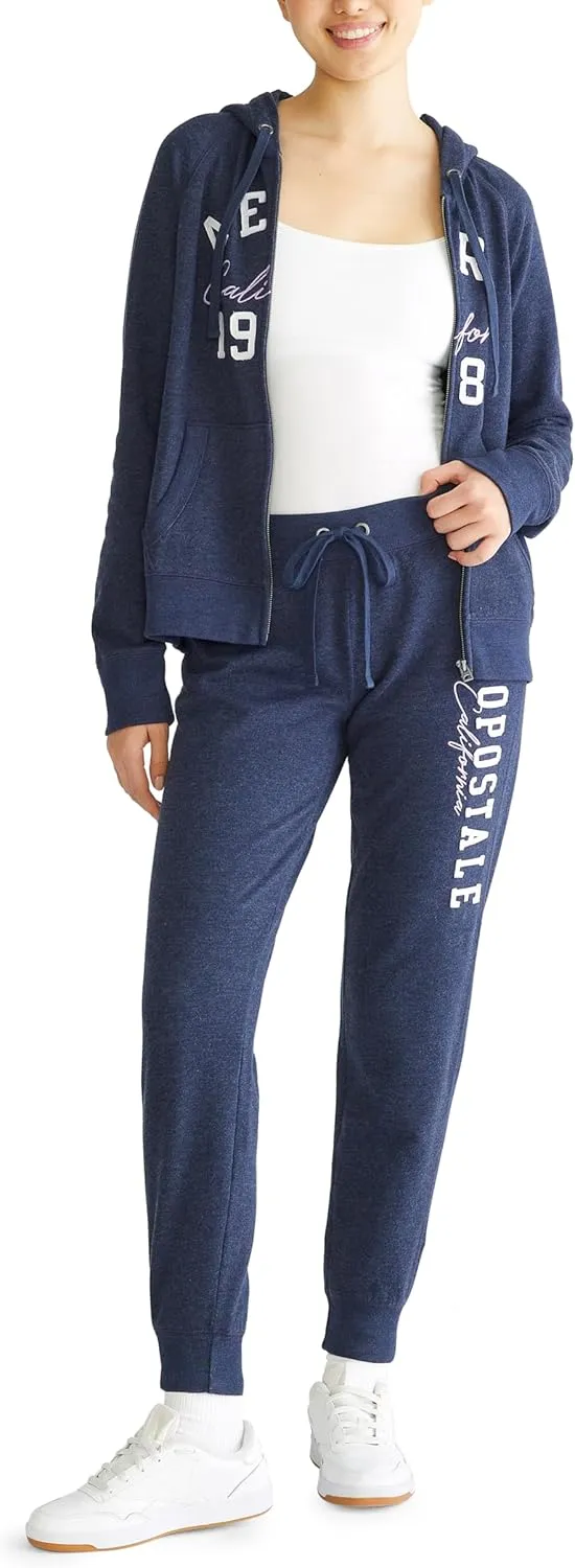 AEROPOSTALE Women's Aero Logo Cinch/Jogger Pant-Arches-Cali
