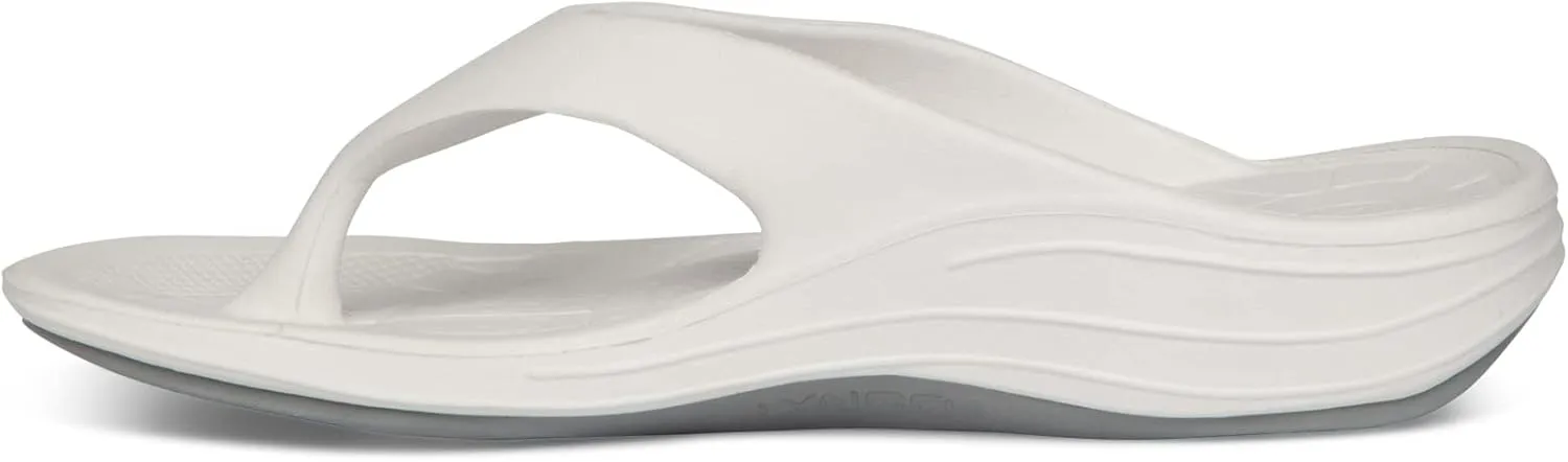Aetrex Maui Orthopedic Flip Flops for Women Arch Support - Pressure Relief Water-friendly Shock Absorption Super Soft UltraSky EVA Foam Flip Flops