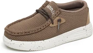 Ahannie Kids Boys Girls Loafers Slip On Casual Lightweight Walking Shoes(Toddler/Little Kid/Big Kid)