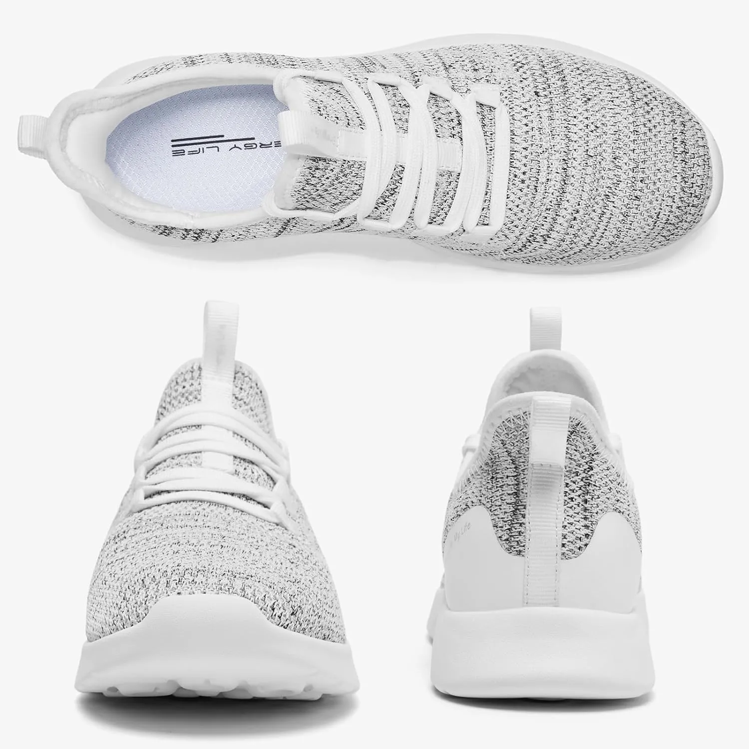 ALEADER Womens Slip On Tennis Shoes, Energycloud Comfort Walking Sneakers