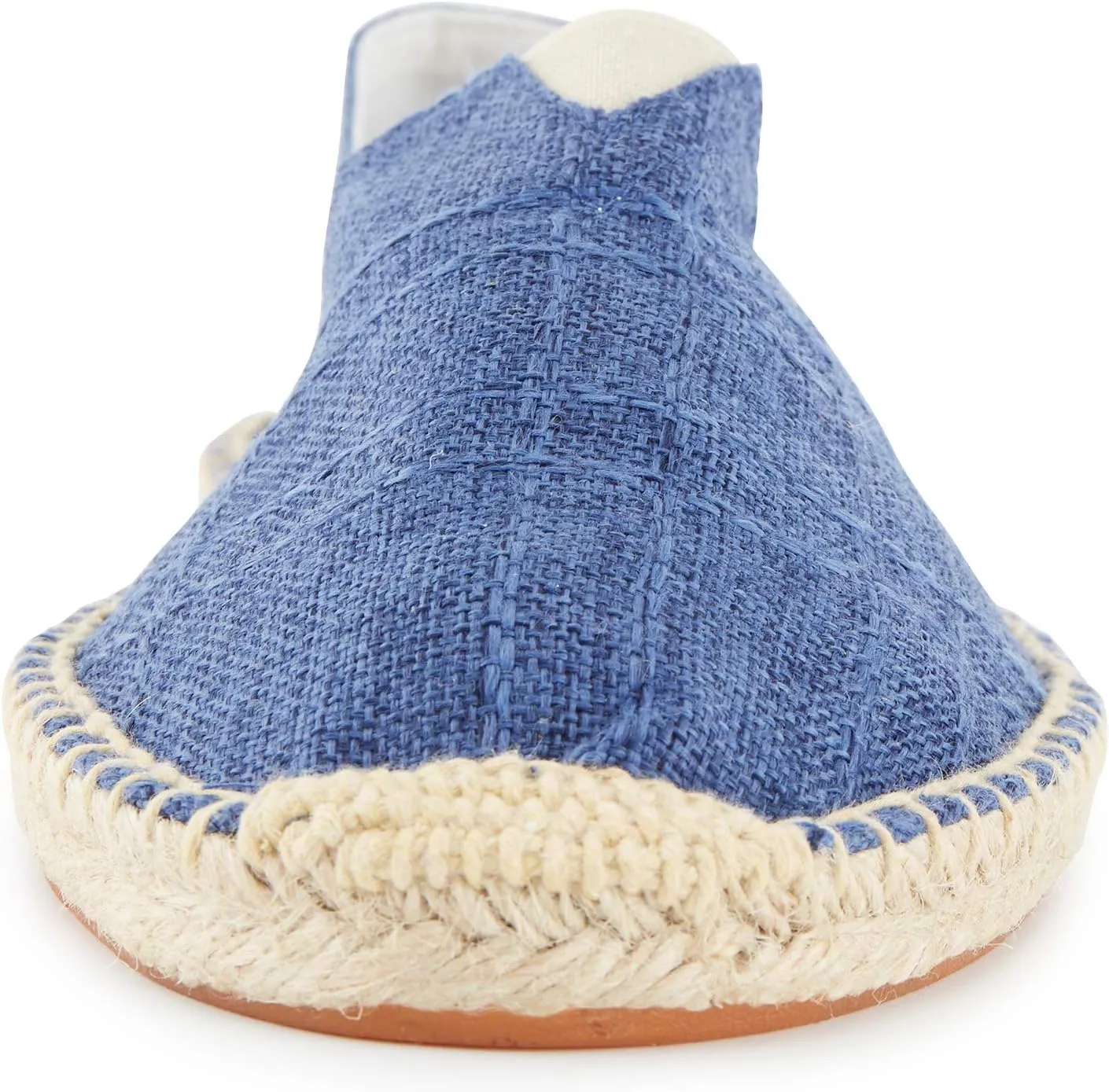 Alexis Leroy Men's Closed Toe Canvas Slip on Flat Espadrille Shoes