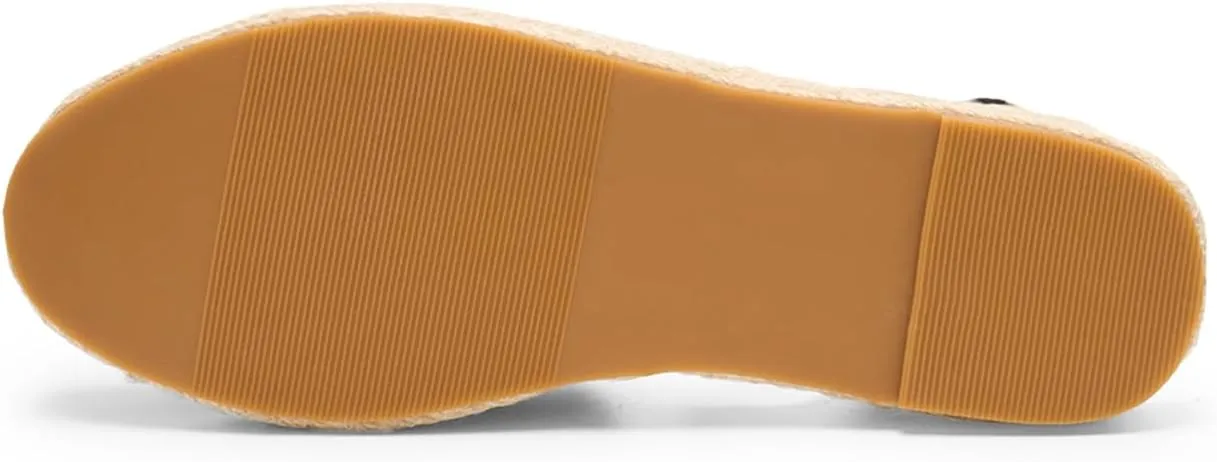 Alexis Leroy Women's Closed Toe Hollow Out Vamp Ankle Strap Platform Espadrille Sandals