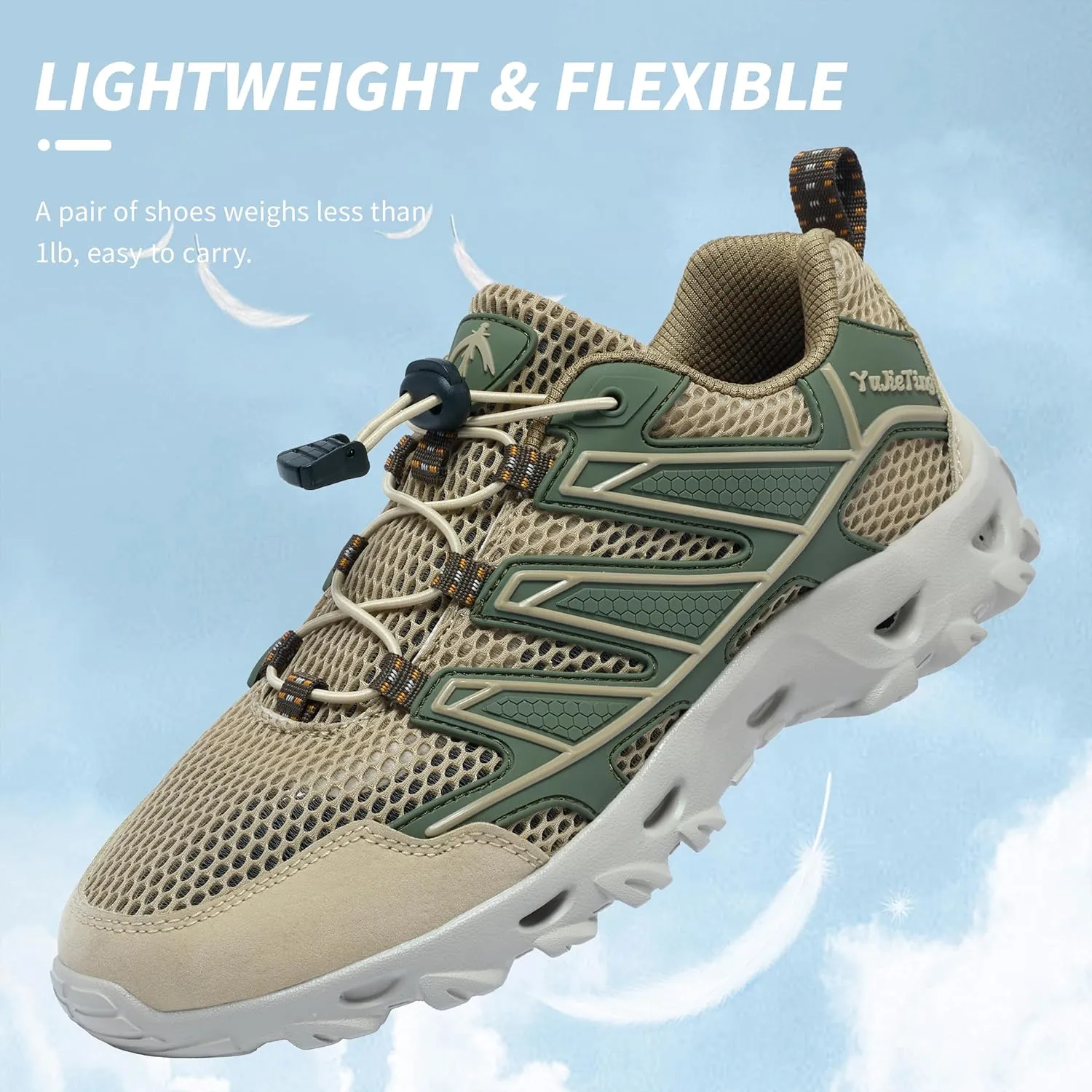 Alibress Water Shoes for Women Men Slip-on Hiking Water Shoes Quick-Dry Aqua Beach Swim River Shoes
