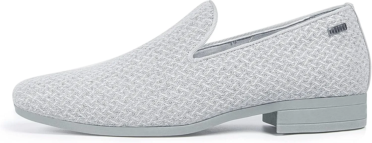 ALLY UNION MAKE FORCE Mens Loafers Dress Slip on Party Wedding Penny Smoking Shoes