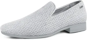 ALLY UNION MAKE FORCE Mens Loafers Dress Slip on Party Wedding Penny Smoking Shoes