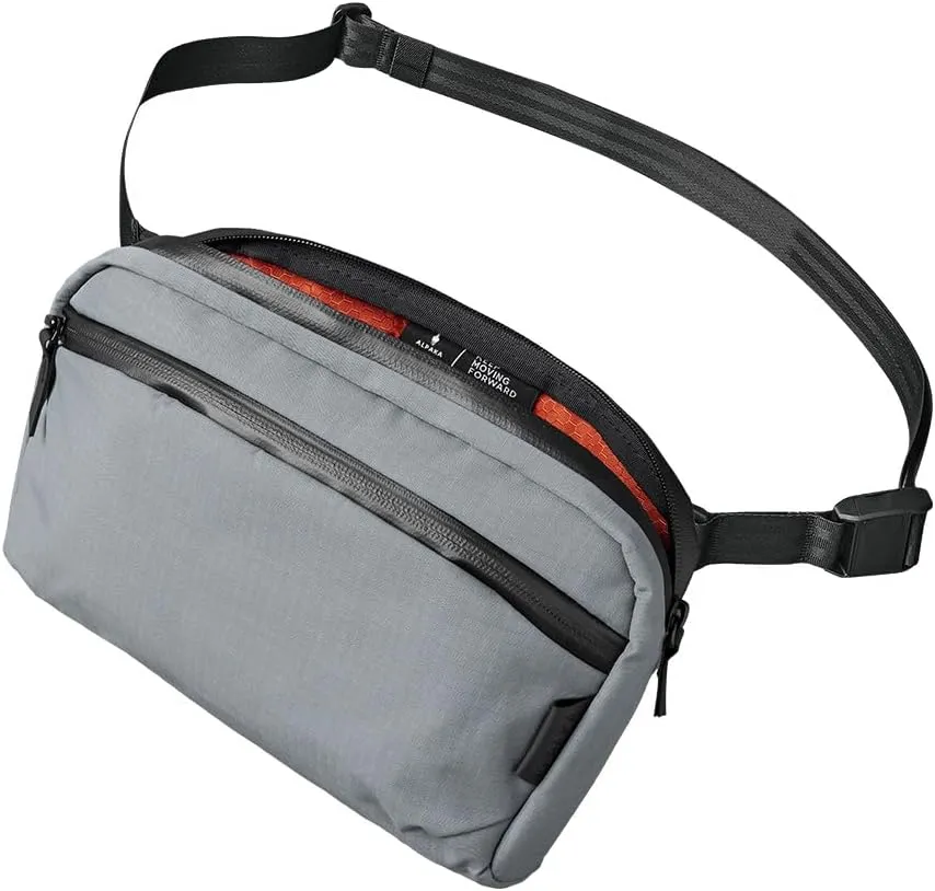 ALPAKA Flight Sling 2L-Crossbody Sling Bag For Men Travel Lightweight,Portable, Packable,with Quick Release Shoulder Strap