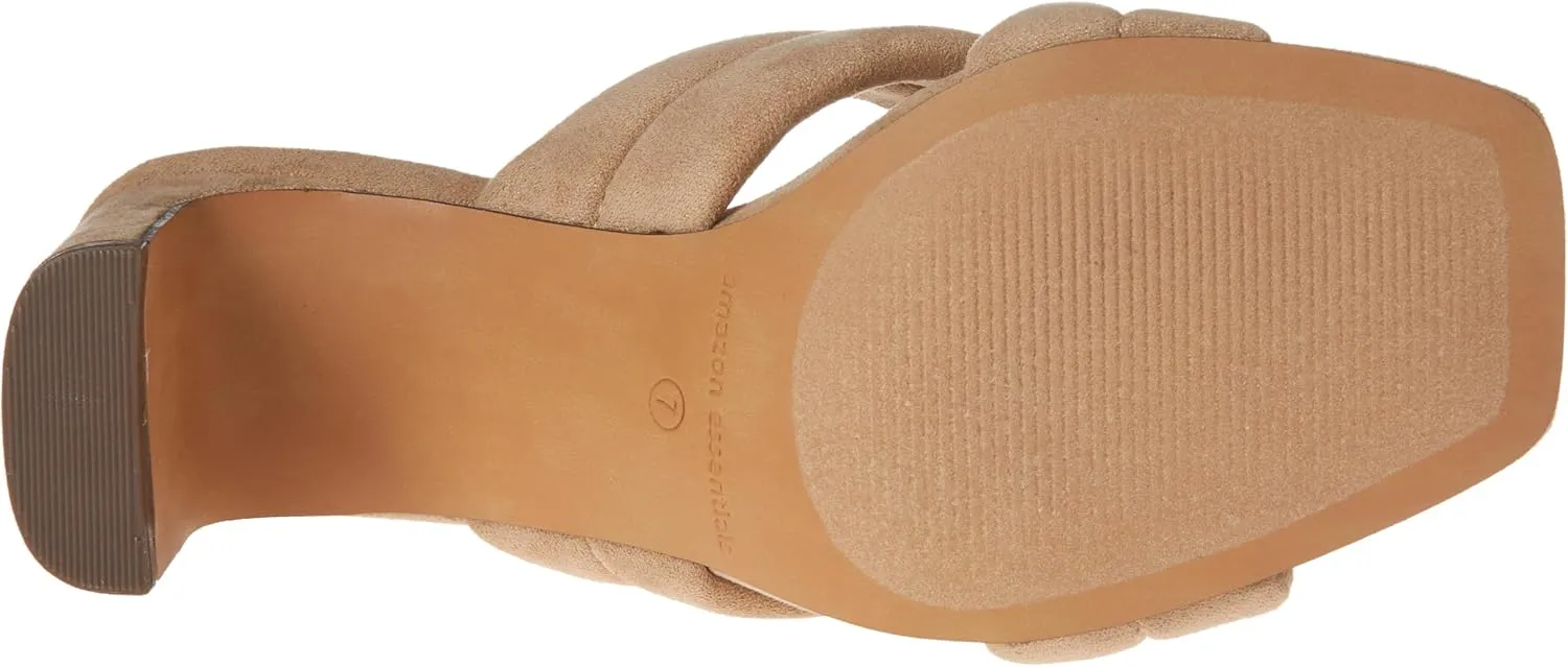 Amazon Essentials Women's Crossover Heeled Sandal with Padded Straps and Memory Foam Insole