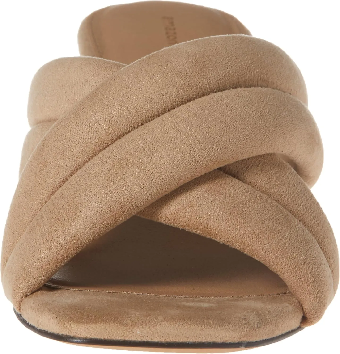 Amazon Essentials Women's Crossover Heeled Sandal with Padded Straps and Memory Foam Insole
