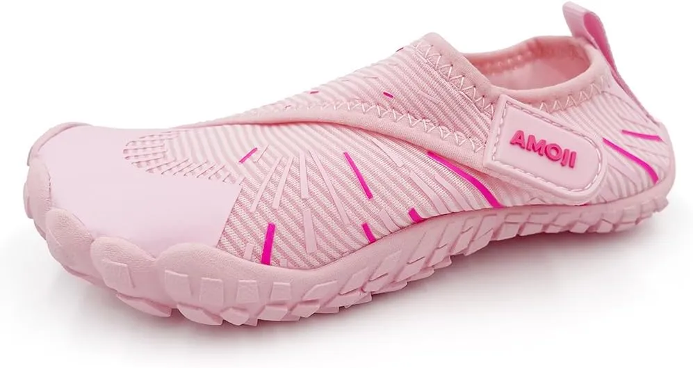 Amoji Kid Boy Aqua Water Shoes Girls Quick Dry Swim Zero Drop 2388