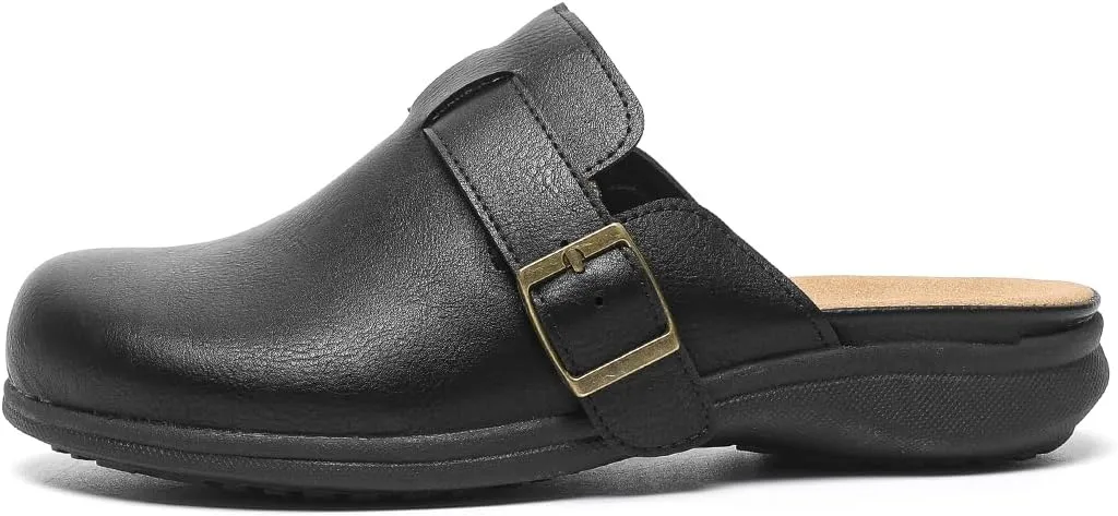 Amoji Women Clogs Slip On Sandals Lady Mule Shoes 711