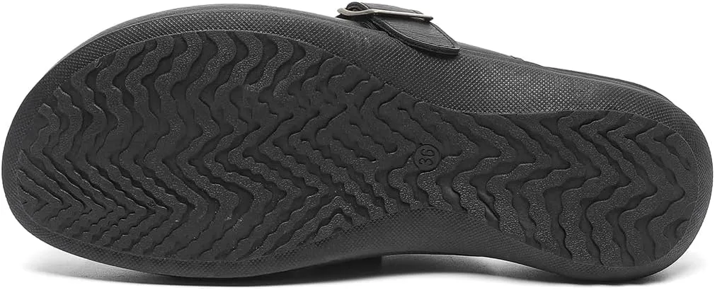 Amoji Women Clogs Slip On Sandals Lady Mule Shoes 711