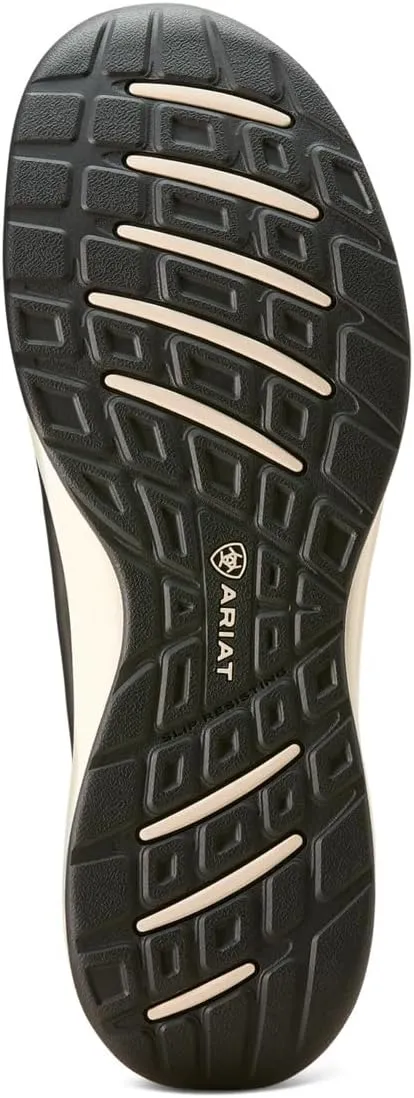 ARIAT Mens Buckeye Waterproof Slip On Casual Shoes - Brown
