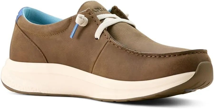 ARIAT Mens Buckeye Waterproof Slip On Casual Shoes - Brown