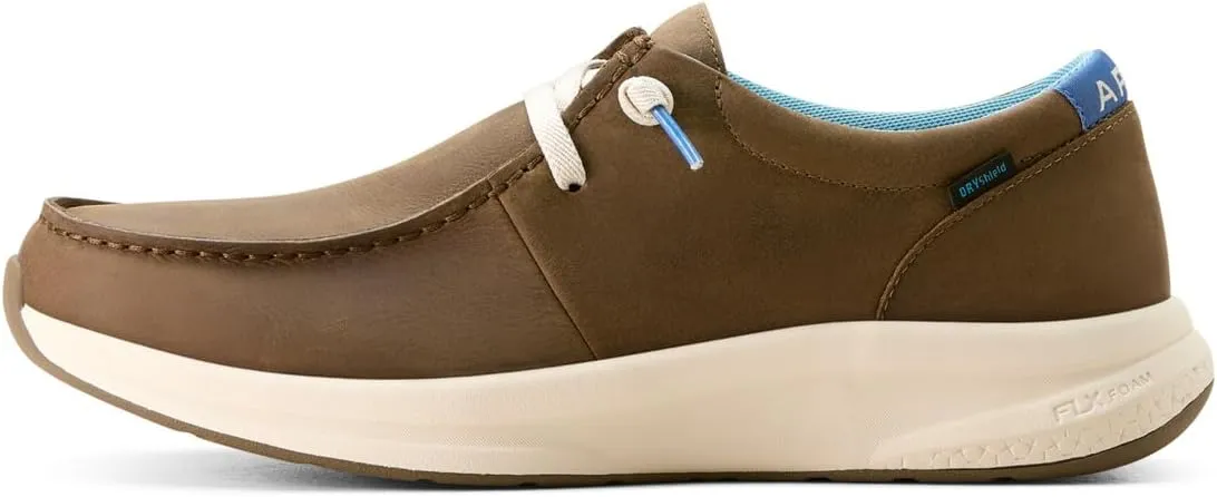 ARIAT Mens Buckeye Waterproof Slip On Casual Shoes - Brown
