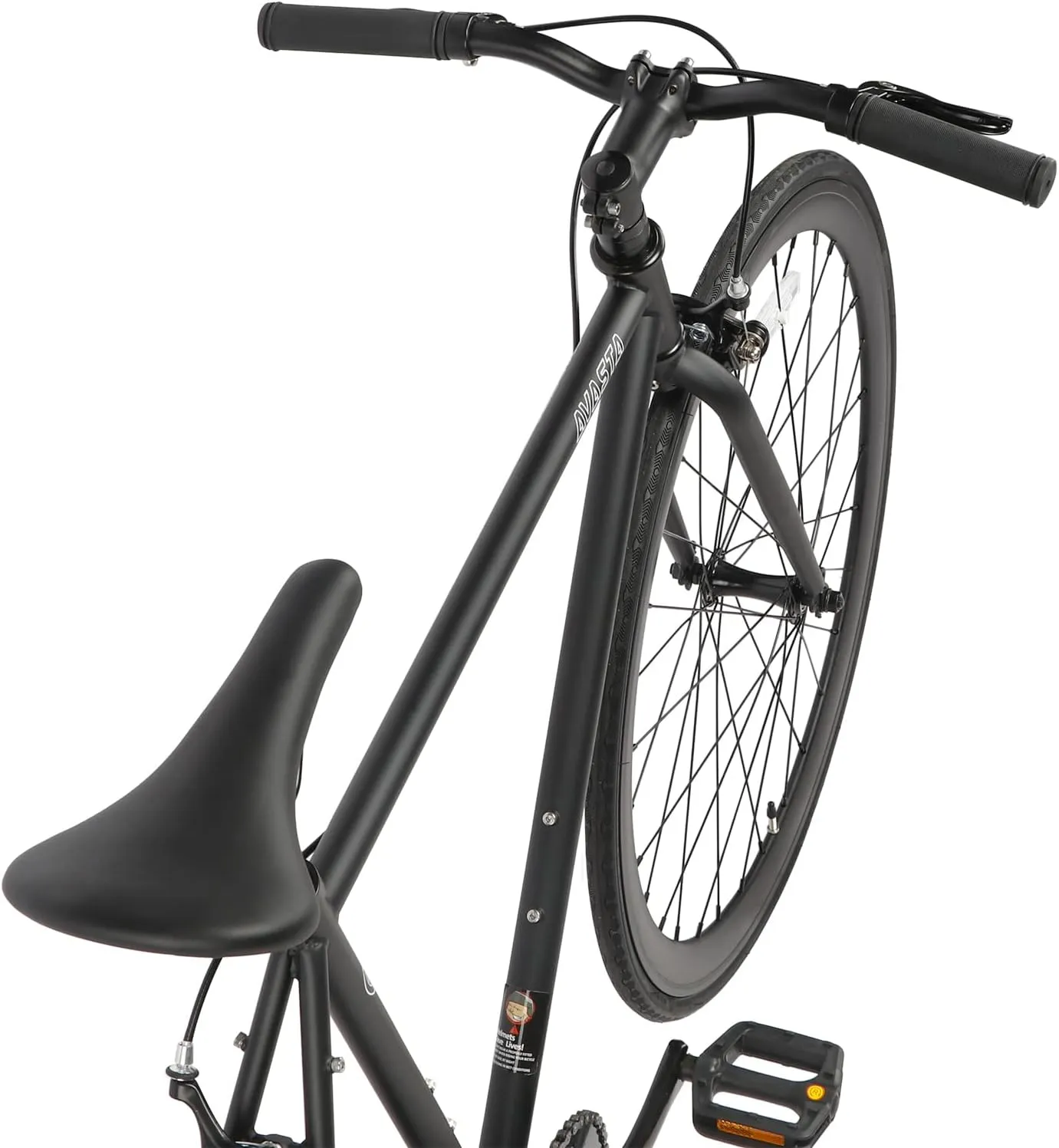 AVASTA Single-Speed Fixed Gear Urban Commuter Fixie Bike Flip Flop Hub Bicycle, Multiple Colors