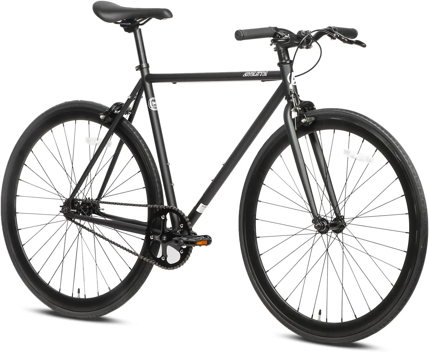 AVASTA Single-Speed Fixed Gear Urban Commuter Fixie Bike Flip Flop Hub Bicycle, Multiple Colors