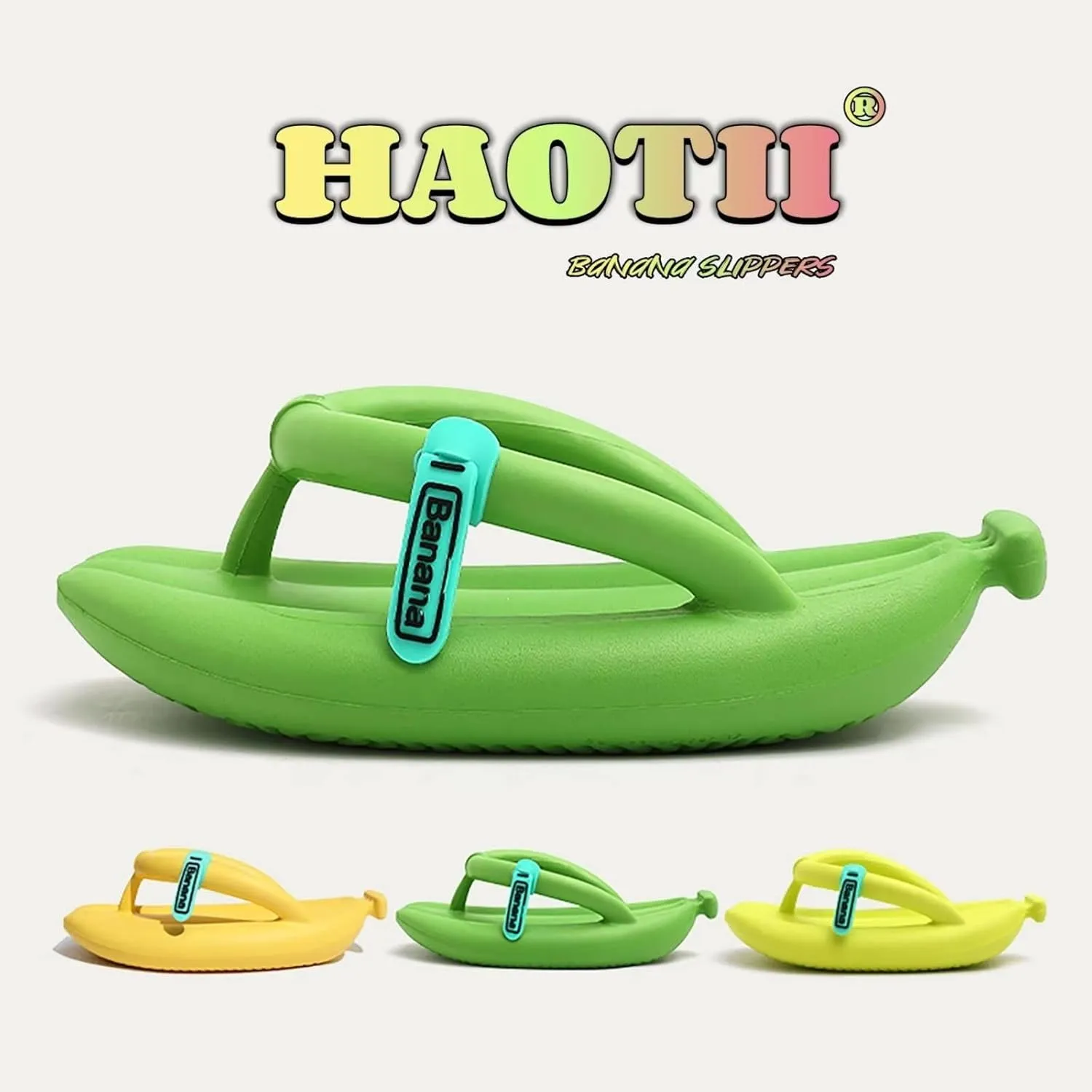 Banana slippers summer novelty shape non-slip Extremely Comfy clip toe flip flop slippers creative gift Unisex