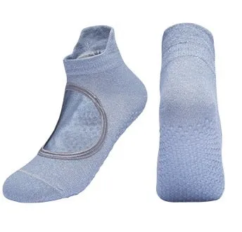 Bandage Yoga Socks Anti-Slip Quick-Dry Damping Pilates Ballet Socks Good Grip For Women Cotton Socks