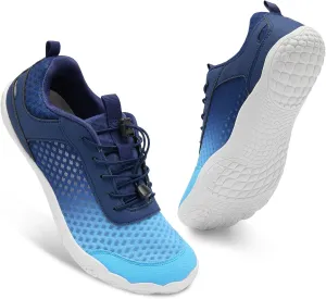 BARERUN Water Shoes Women Men Quick-Dry Wide Toe Athletic Hiking Water Sports Shoes Adjustable Zero Drop Barefoot Shoes for Beach Swim Kayaking Surfing Walking Training