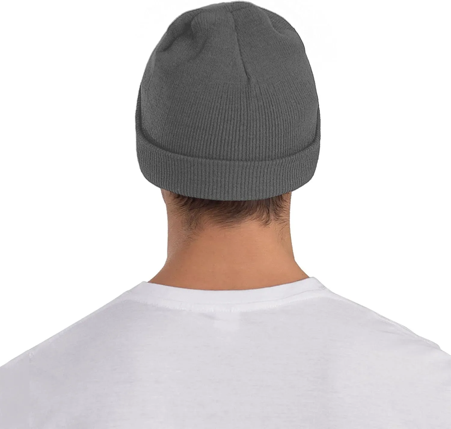 Beanie for Men Winter Hats for Women Knit Hat Hammerhead Sharks Beanie Soft Warm Cuffed Caps Stylish Watch Cap Black Beanie