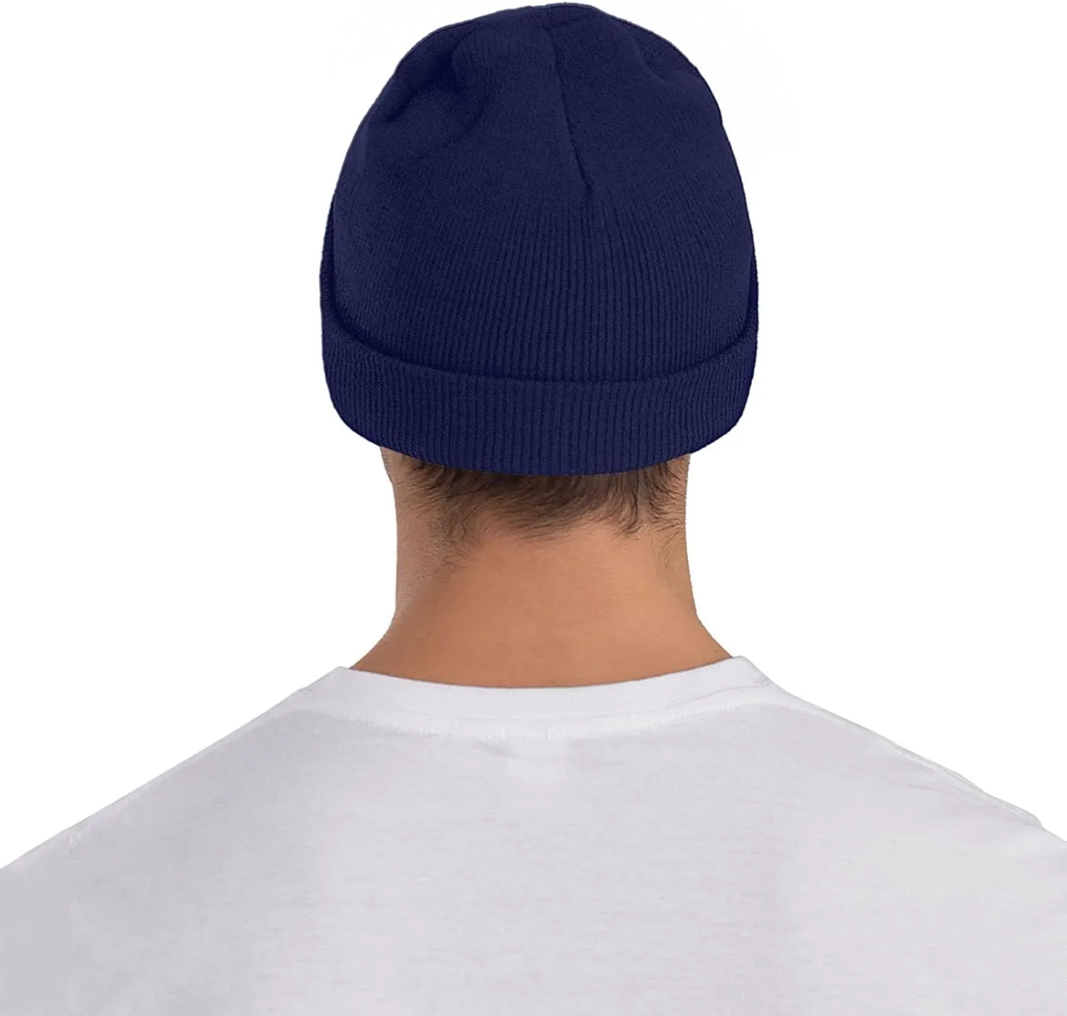Beanie for Men Winter Hats for Women Knit Hat Hammerhead Sharks Beanie Soft Warm Cuffed Caps Stylish Watch Cap Black Beanie