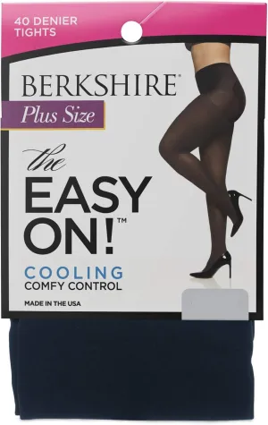 Berkshire Women's Plus-size The Easy On! 40 Denier Cooling Microfiber Tights