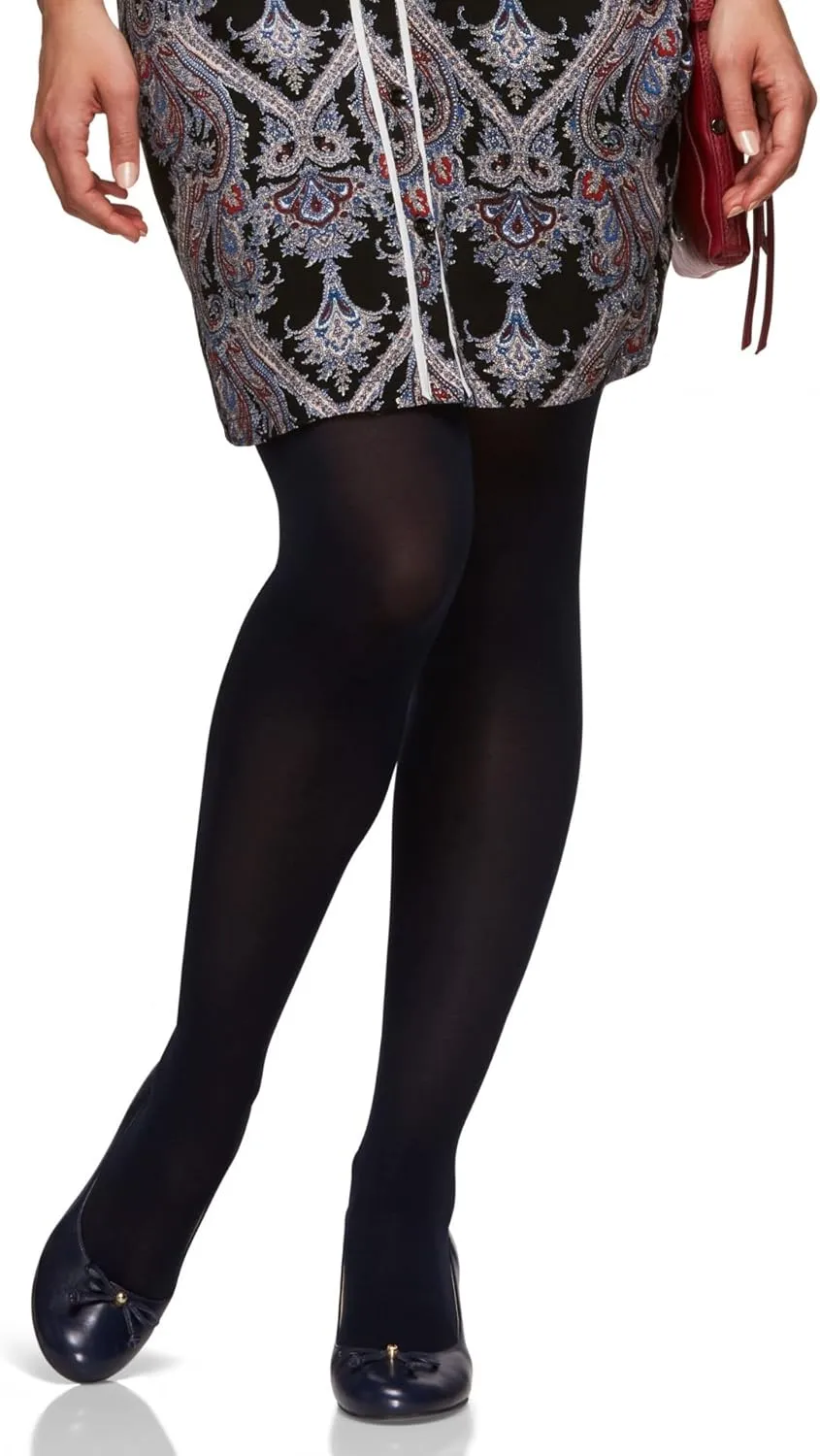Berkshire Women's Plus-size The Easy On! 40 Denier Cooling Microfiber Tights
