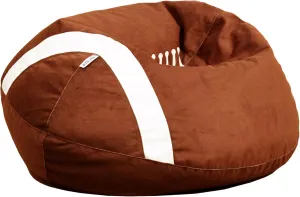 Big Joe Sports Ball Child-Sized Bean Bag Chair, Football Plush, Soft Polyester, 2.5 feet