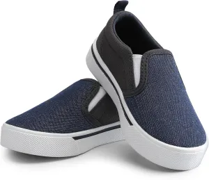 Bigwow Toddler Boys Girls Canvas Sneakers Little Kid Low Top Slip On Lightweight Comfy School Casual Tennis Sneaker Walking Shoes