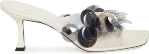 Black Flip Flop Heels Sandals for Women with Plastic Disc Straps Comfortable Slip on Open Toe Kitten Heel Thong Sandal Casual Summer Dressy Shoes.