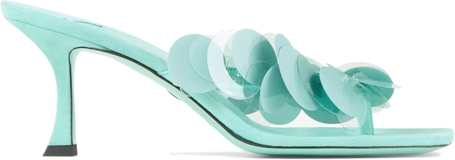 Black Flip Flop Heels Sandals for Women with Plastic Disc Straps Comfortable Slip on Open Toe Kitten Heel Thong Sandal Casual Summer Dressy Shoes.