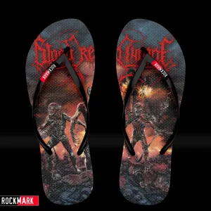 Blood Red Throne Logo Flip-Flops