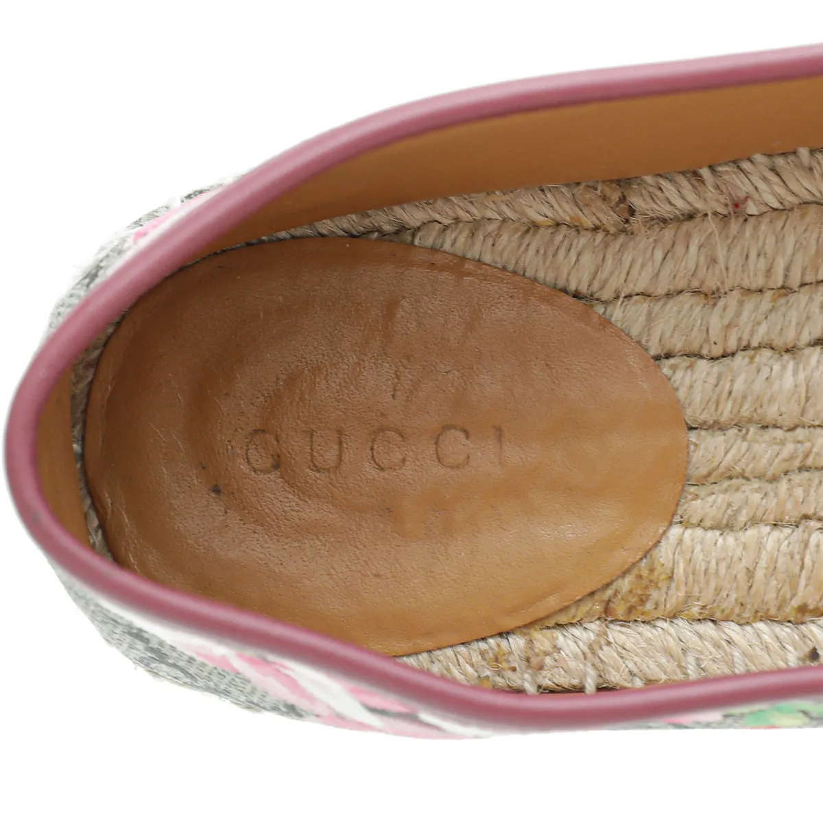 Blooms GG Espadrille Durable Bicolor Stable Print Gucci Supreme 34