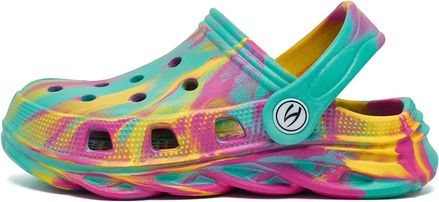 BODATU Boys Girls Garden Clogs Kids Slip On Beach Shoes Children Sandals for Indoor Outdoor