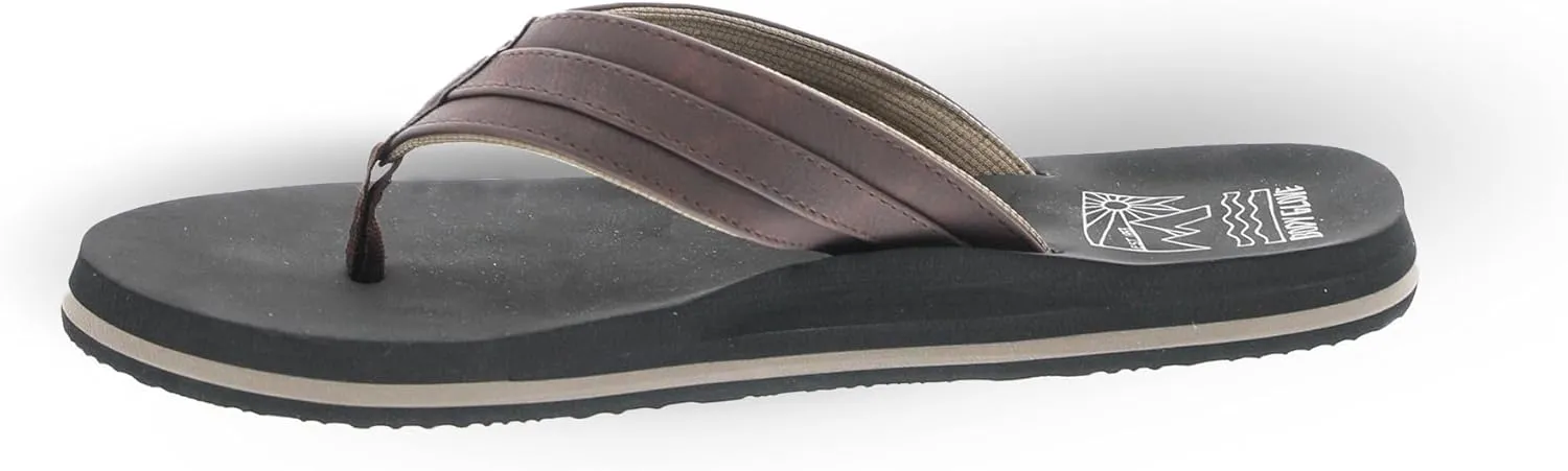 Body Glove Men's Ryft Flip Flops - Stylish and Comfortable Summer Beach Sandals for Men Sandals for Beach and Pool - Lightweight, Arch Support, Water-Friendly