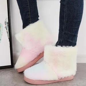 Boots Boot Verified Snow Indoor Flat Shoes Low-cost Furry Winter Ankle Warm