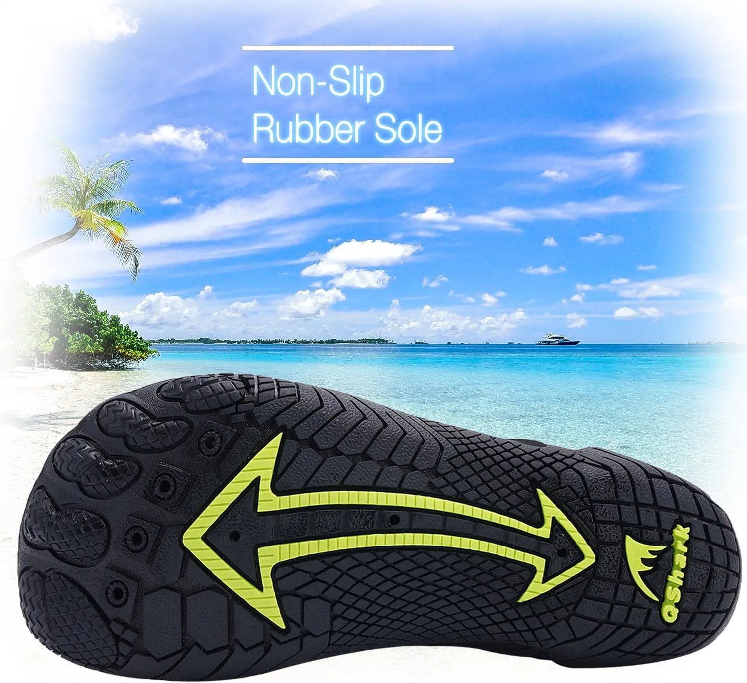 Boys Girls Water Shoes Kids Lightweight Aqua Socks Barefoot Quick Dry Hiking Walking Sneakers Slip On Sandals for Beach Pool Swim (Little Kid/Big Kid)