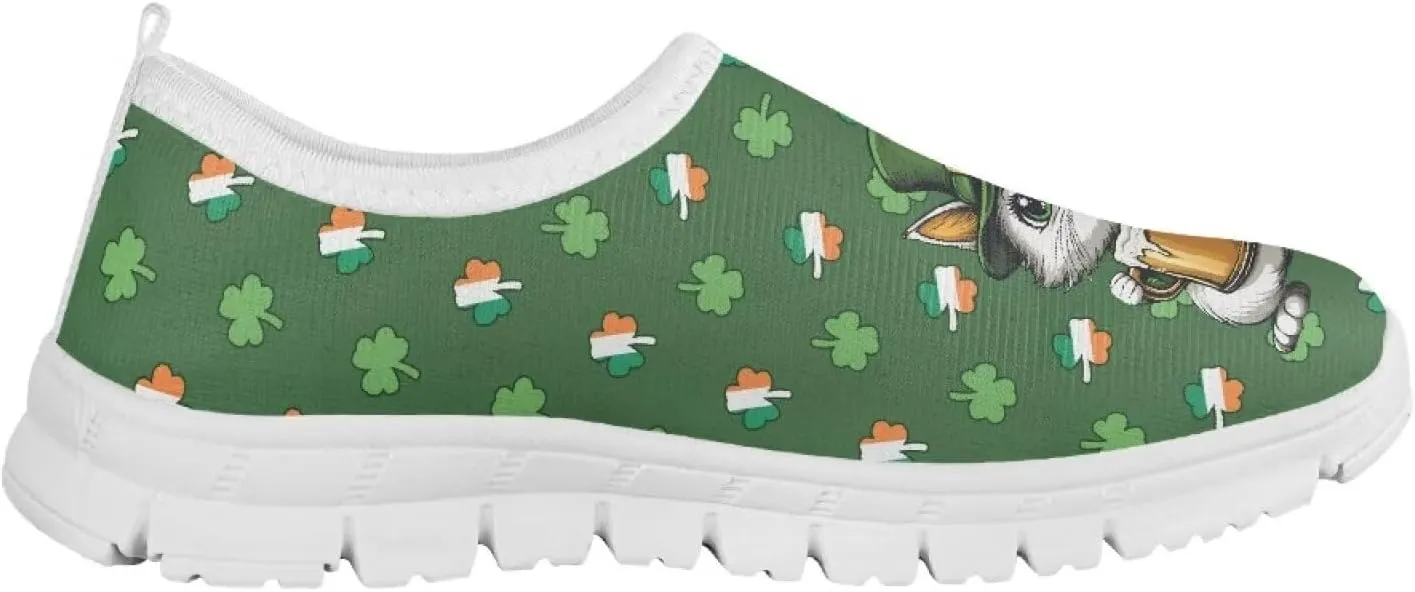 Boys Slip On Shoes Little Kids Tennis Shoes St. Patrick's Day Shoes