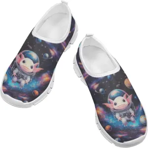 Boys Slip On Sneakers Cool Galaxy Themed Tennis Shoes Running Shoes