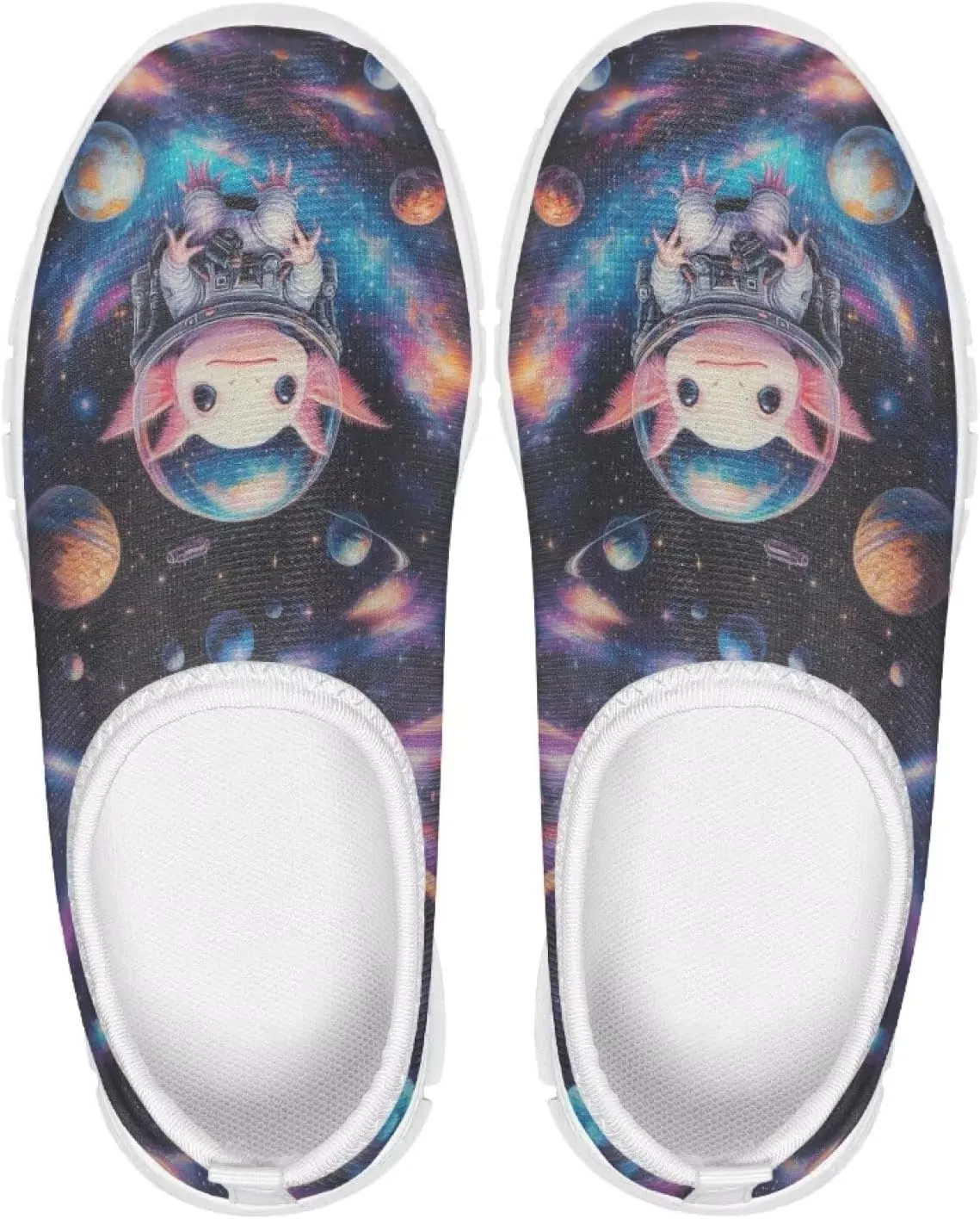 Boys Slip On Sneakers Cool Galaxy Themed Tennis Shoes Running Shoes