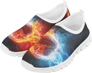 Boys Slip On Sneakers Kids Tennis Shoes Cool Running Athletic Shoes