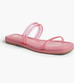 BP Final clearance Pink Toe On Fashion Sandals Punch Secure payment options Summer OpeN Viola Slip Casual Rounded Toe