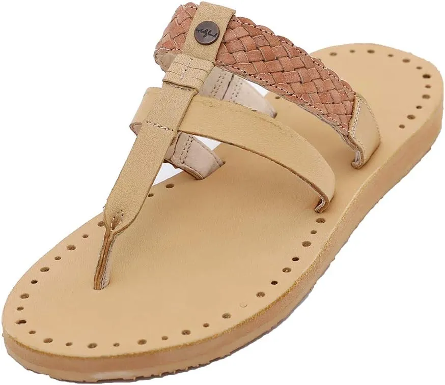 British Stylish Sexy Soft Sheepskin Sandals Thong Slippers Naked Beach Sandal Flip-Flop Slides