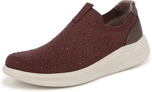 BZees Women's Twilight Machine Washable Comfort Slip Sneaker