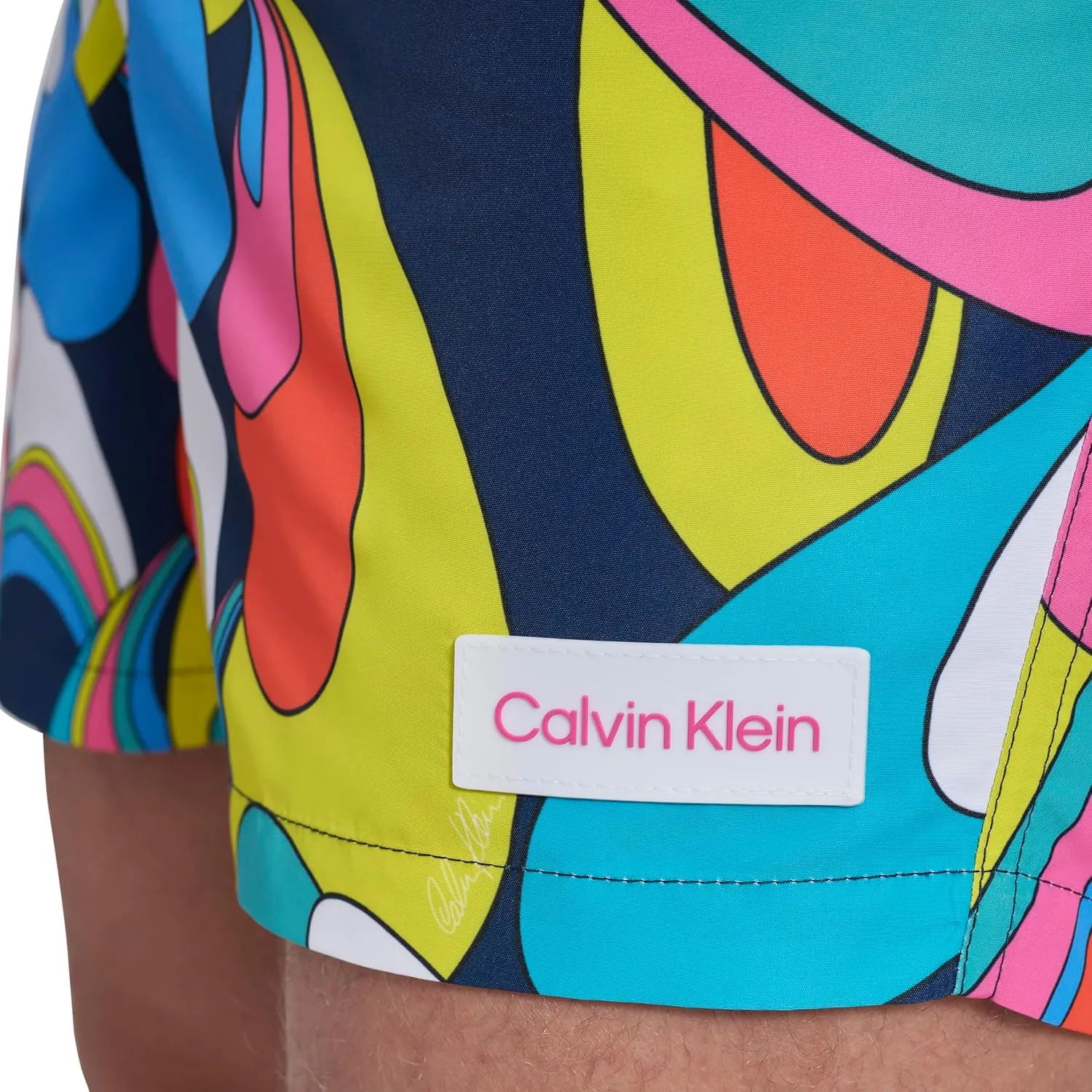 Calvin Klein Men's Volley Quick Dry Lightweight Swim Trunk